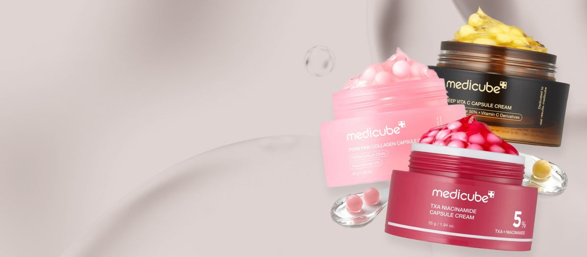 <p><strong>Medicube</strong> <em>Capsule Creams</em></p>