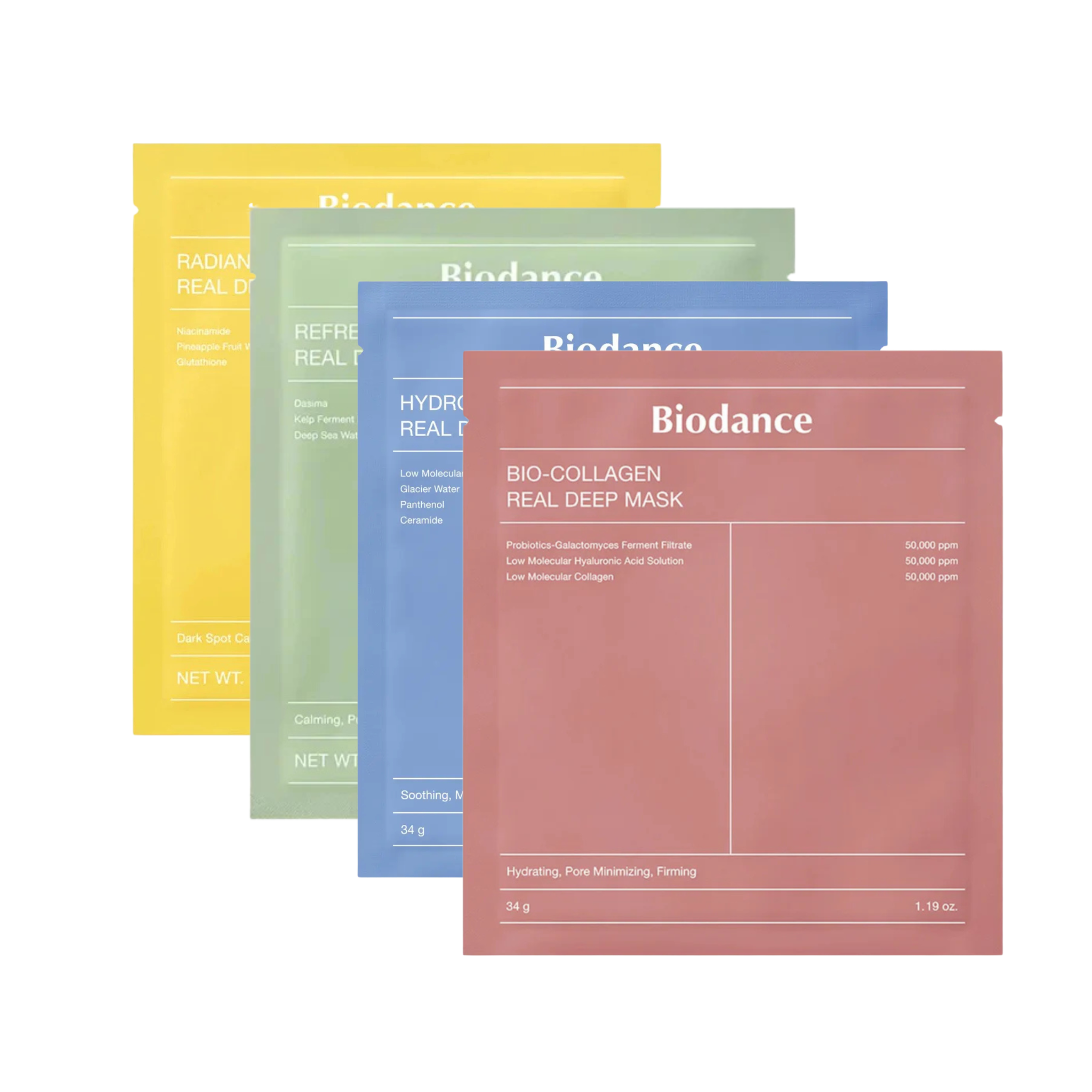 Biodance - Set Découverte Real Deep Mask 4 pcs